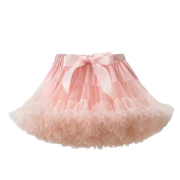 Little Girls Tutu Skirts Fluffy Tulle Princess Ball Gown Pettiskirt Ballet Dance Party/birthday Skirt