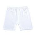 thumbnail image 1 of Little Girls Underlay Shorts Summer Bottoms Ribbed Knit Solid Underwear Shorts Legging, 1 of 3