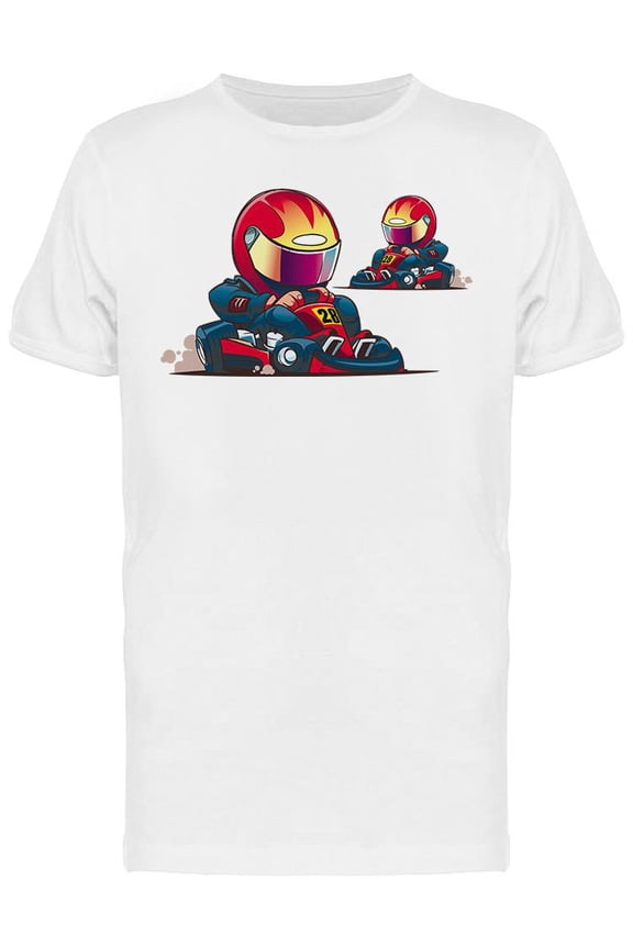 Little Go Kart Racers T-Shirt Men -Image by Shutterstock, Male Medium