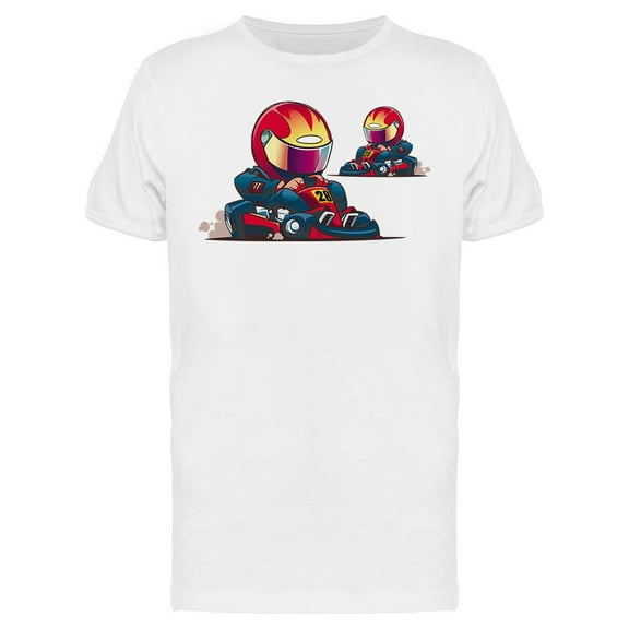 Little Go Kart Racers T-Shirt Men -Image by Shutterstock, Male Medium
