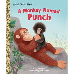 Little Golden Book A Monkey Named Punch, (Hardcover)