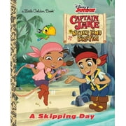 Little Golden Book: A Skipping Day (Disney Junior: Jake and the Neverland Pirates) (Hardcover)