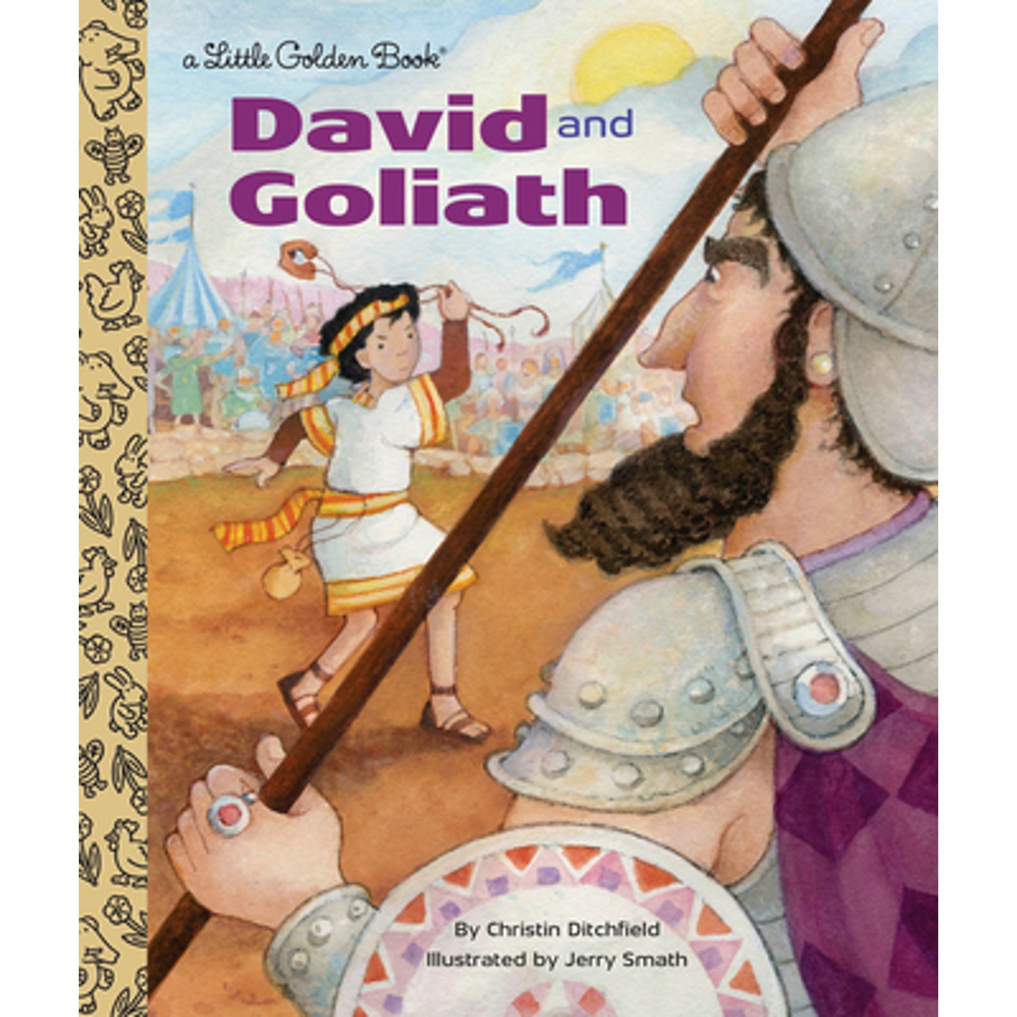 CHRISTIN DITCHFIELD; JERRY SMATH Little Golden Book: David and Goliath (Hardcover)