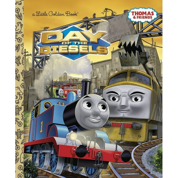 Little Golden Book Day of the Diesels, (Hardcover)