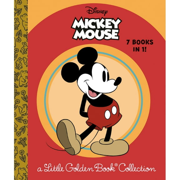 Little Golden Book Disney Mickey Mouse: A Little Golden Book Collection (Disney Mickey Mouse), (Hardcover)