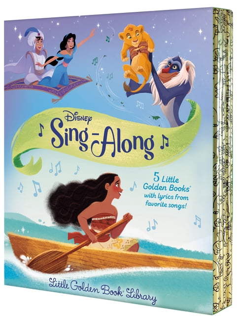 Little Golden Book Disney Sing-Along Little Golden Book Library, (Paperback)