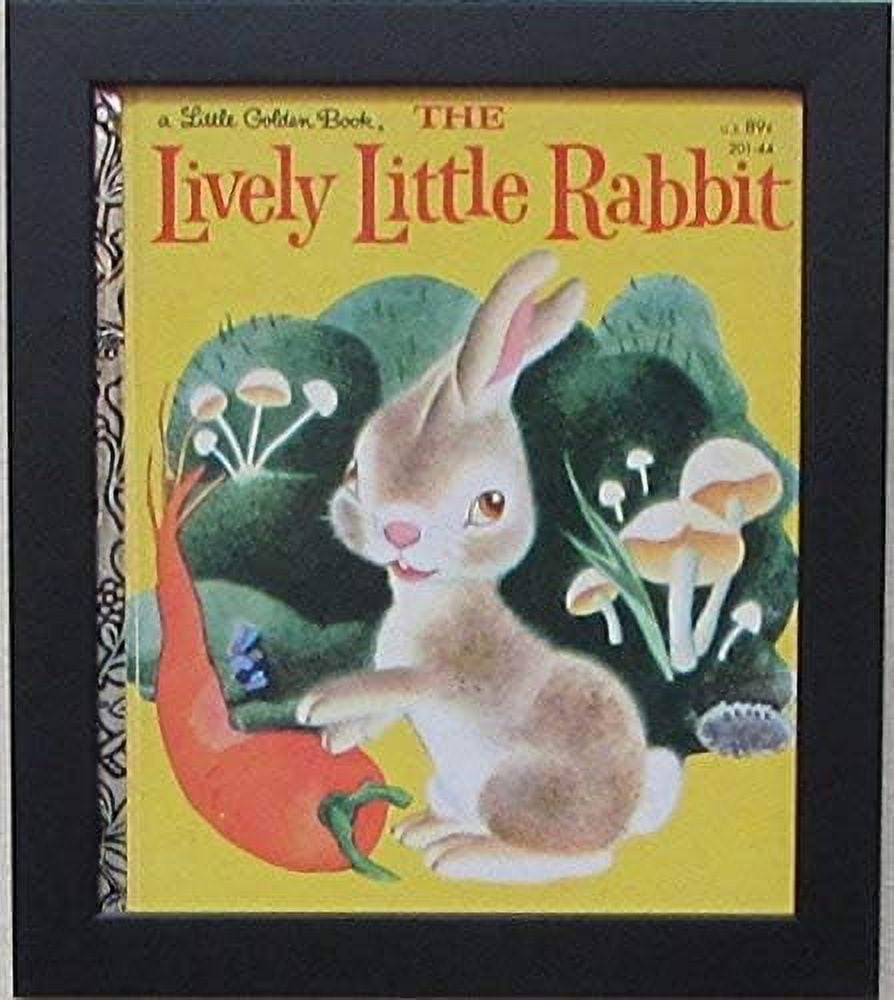 Little Golden Book Display Frame Black Wood Frame