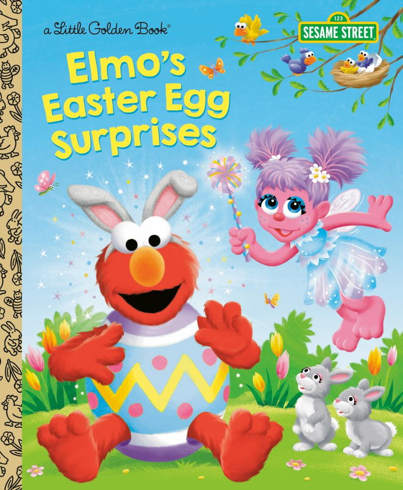CHRISTY WEBSTER; TOM BRANNON Little Golden Book: Elmo's Easter Egg Surprises (Sesame Street) (Hardcover)