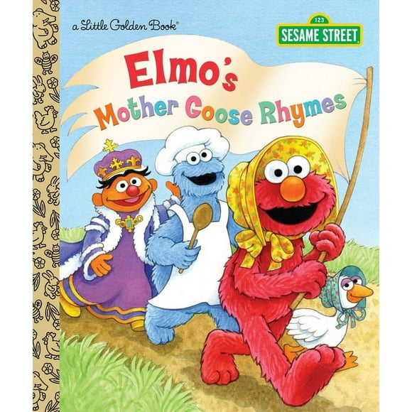 Little Golden Book: Elmo's Mother Goose Rhymes (Hardcover)