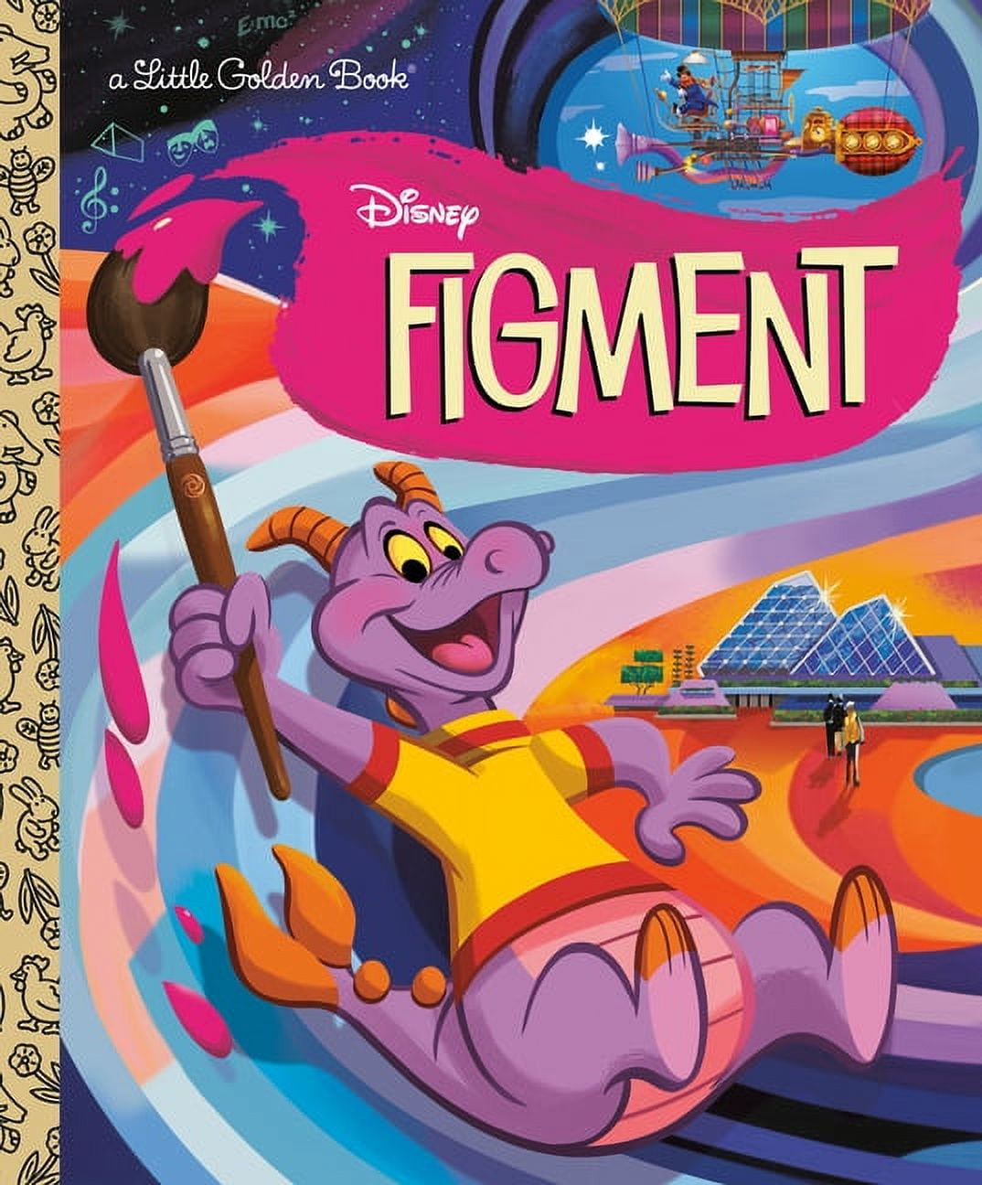 Little Golden Book Figment (Disney Classic), (Hardcover)