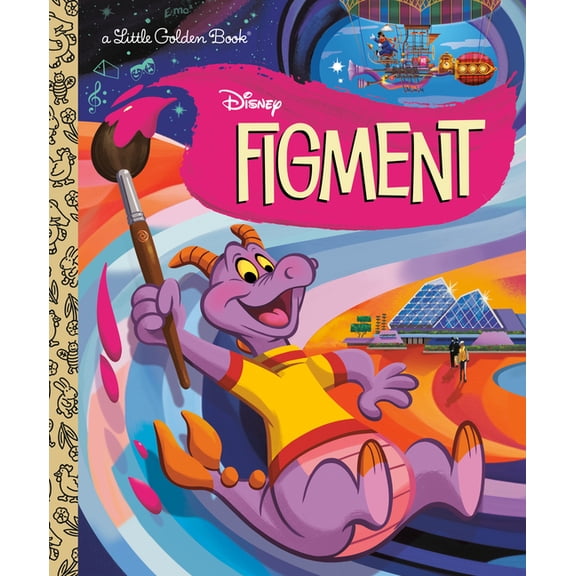 Little Golden Book Figment (Disney Classic), (Hardcover)