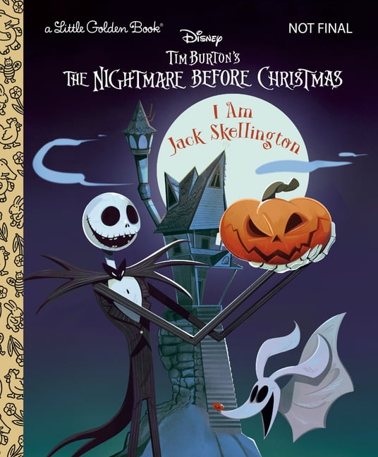 Little Golden Book: I Am Jack Skellington Disney Tim Jordan Ubuy