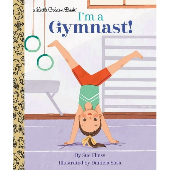 Little Golden Book I'm a Gymnast!, (Hardcover)