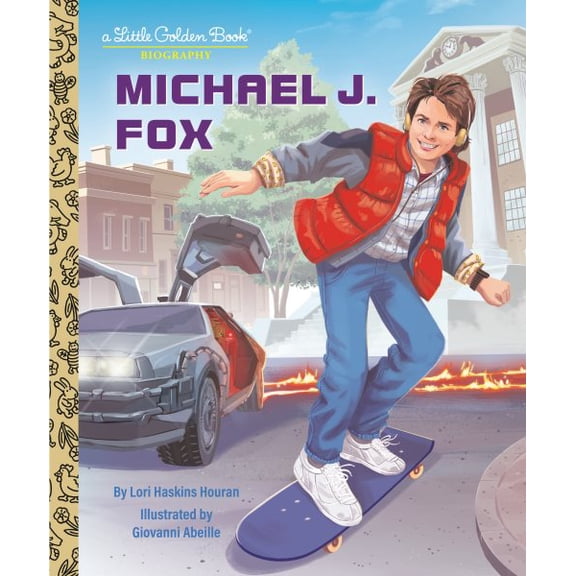 Pre-Owned Little Golden Book Michael J. Fox: A Little Golden Book Biography, (Hardcover)