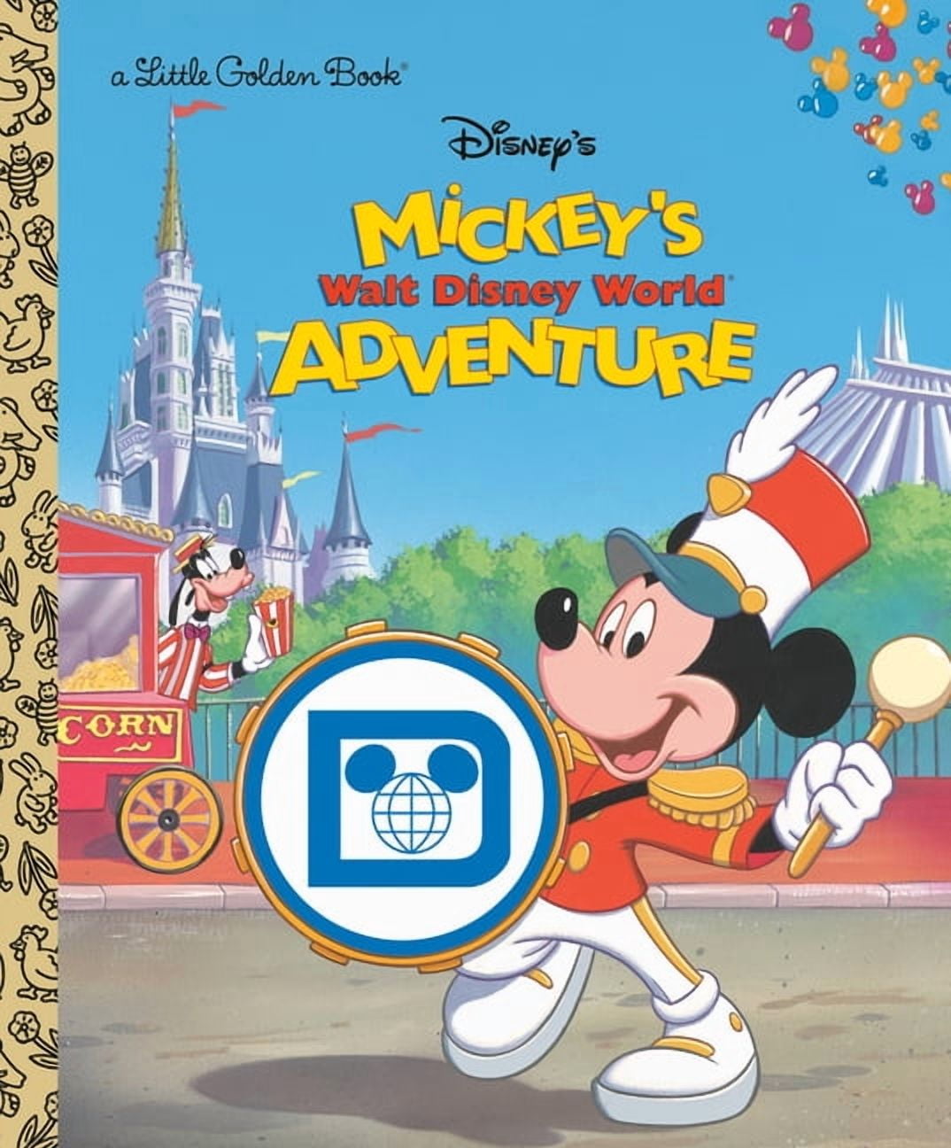 Little Golden Book Mickey's Walt Disney World Adventure (Disney Classic), (Hardcover)