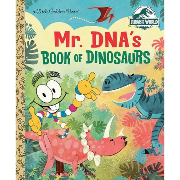 Pre-Owned Mr. DNA's Book of Dinosaurs (Jurassic World) (Little Golden Book) Paperback