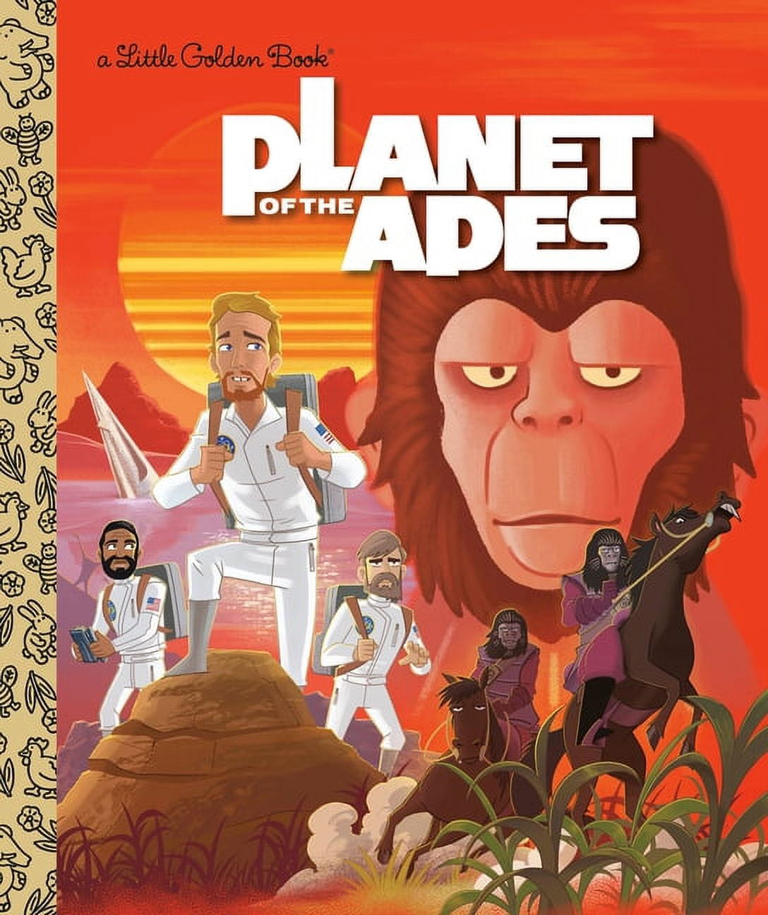 Little Golden Book of the Apes (20th Century Studios) (Hardcover)