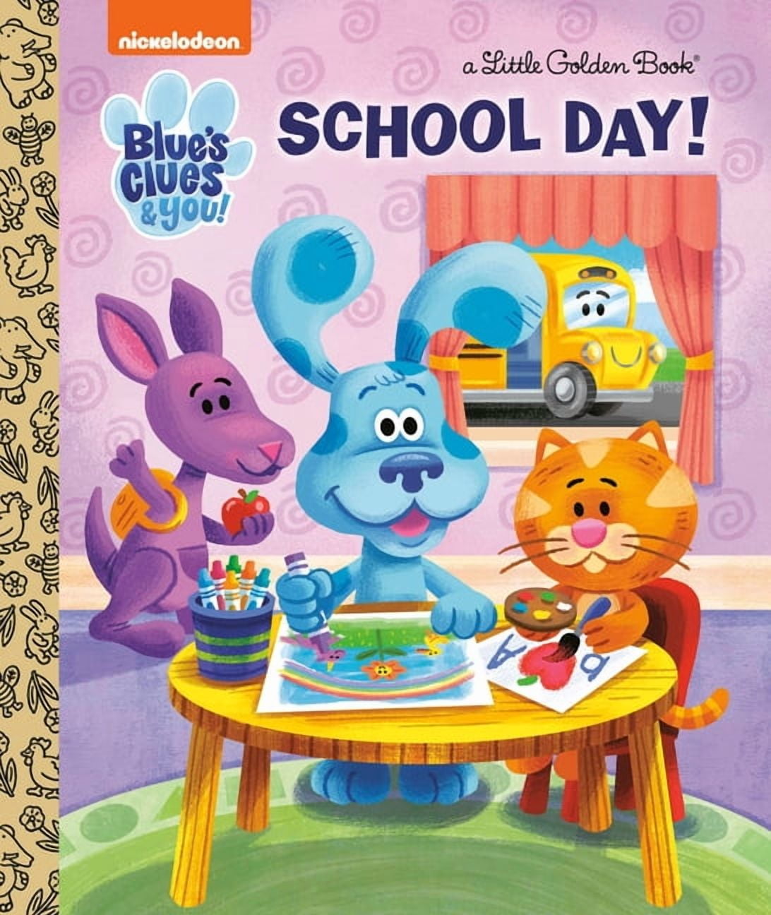 LAUREN CLAUSS; LUKE FLOWERS Little Golden Book School Day! (Blue's Clues & You), (Hardcover)