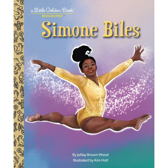 Little Golden Book: Simone Biles: A Little Golden Book Biography (Hardcover)
