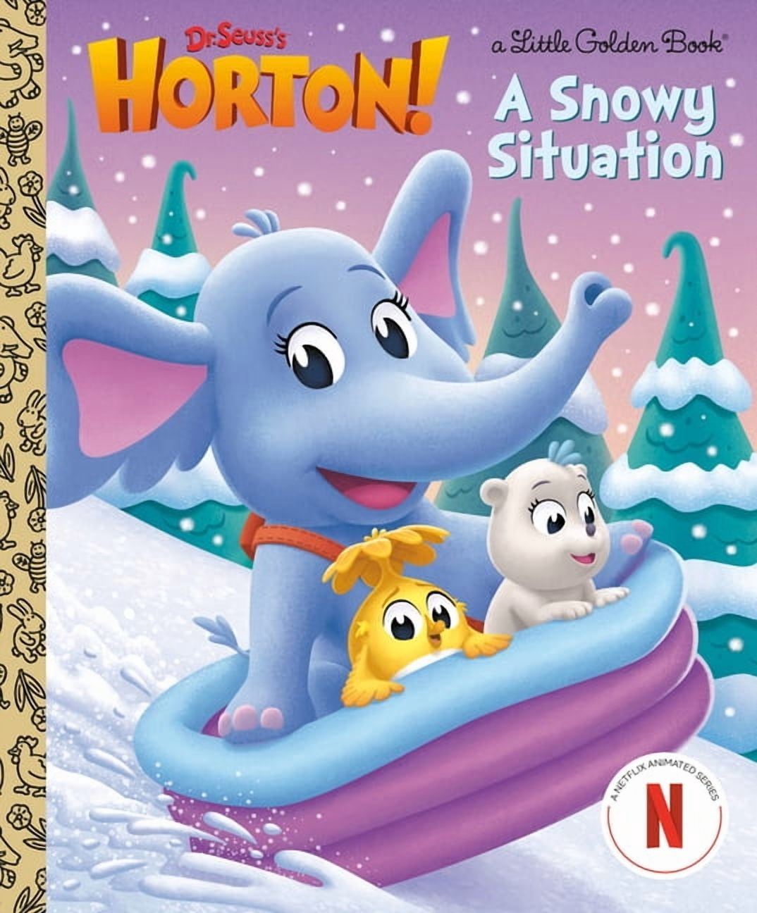 Little Golden Book A Snowy Situation (Dr. Seuss's Horton!), (Hardcover)