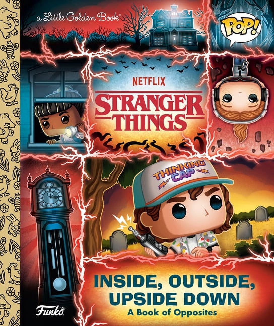 Little Golden Book Stranger Things: Inside, Outside, Upside Down (Funko Pop!) (Hardcover)