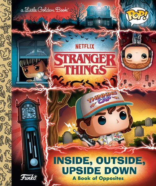 Pre-Owned Stranger Things: Inside, Outside, Upside Down (Funko Pop!): A Book of Opposites (Little Golden Book) Hardcover