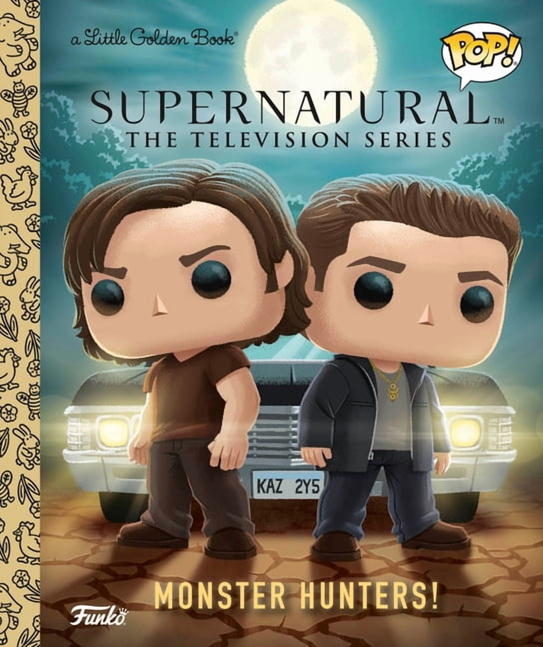 Little Golden Book Supernatural the Television Series: Monster Hunters! (Funko Pop!), (Hardcover)