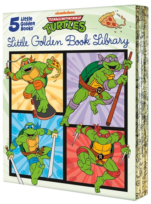 Little Golden Book Teenage Mutant Ninja Turtles Little Golden Book Library, (Paperback)