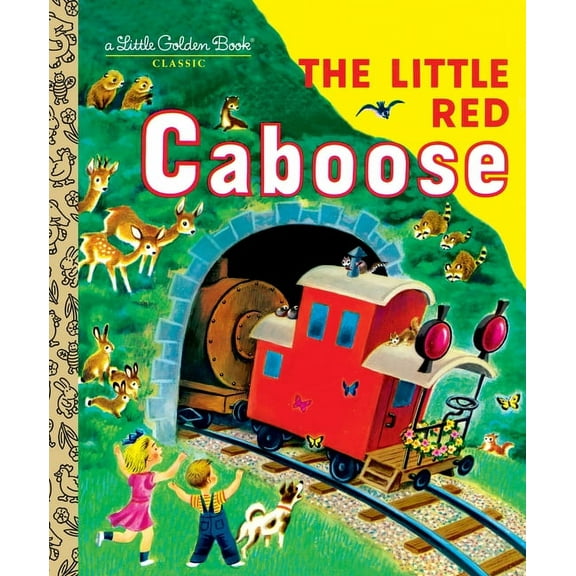 Little Golden Book The Little Red Caboose, (Hardcover)