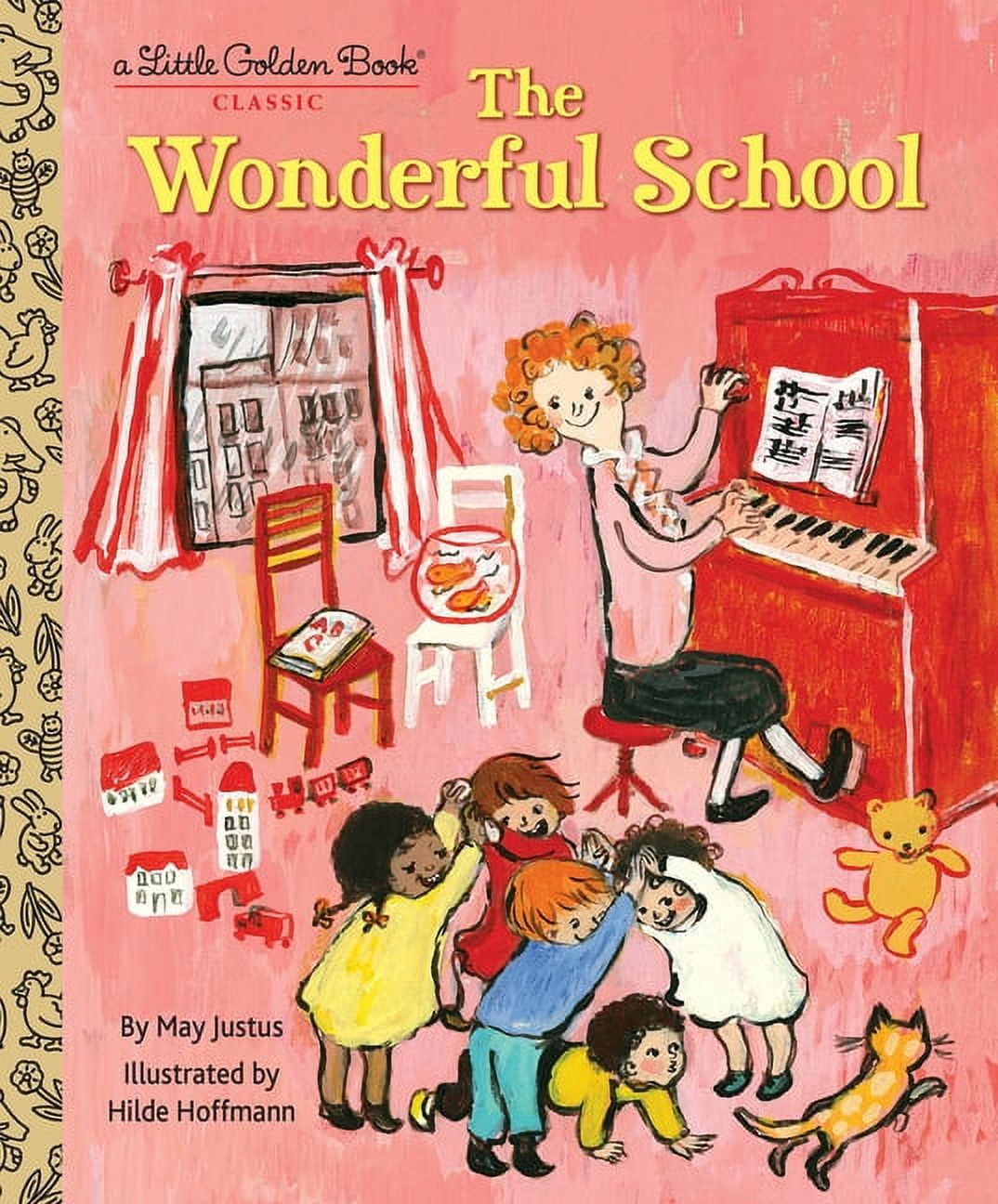 MAY JUSTUS; HILDE HOFFMANN Little Golden Book The Wonderful School, (Hardcover)