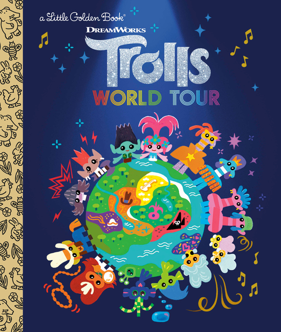Little Golden Book: Trolls World Tour Little Golden Book (DreamWorks Trolls World Tour) (Hardcover) - image 1 of 3