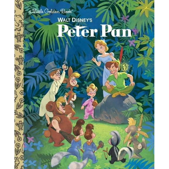 Little Golden Book Walt Disney's Peter Pan (Disney Classic), (Hardcover)