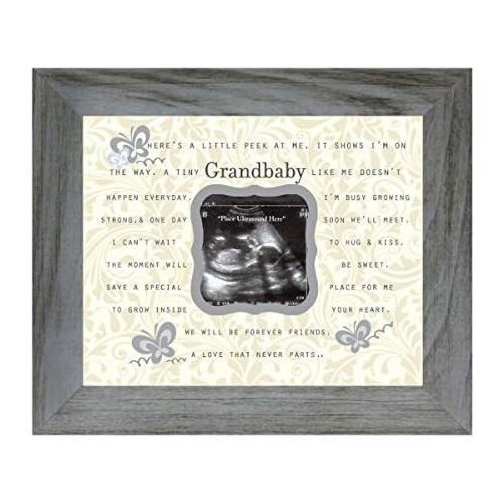 Little Grandbaby Poem Sentiment Ultrasound/Sonogram Frame For