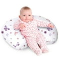 thumbnail image 1 of Little Grape Land Ergonomic Nursing Pillow, Breastfeeding Support Pillow, Baby lounger pillow for Bottle Feeding, Multifunctional Support Cushion for Travel，Butterfly&Floral, 1 of 9