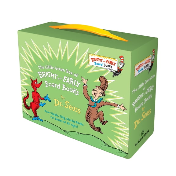 The Little Green Boxed Set of Bright and Early Board Books: Fox in Socks; Mr. Brown Can Moo! Can You?; There's a Wocket in My Pocket!; Dr. Seuss's ABC (Hardcover)