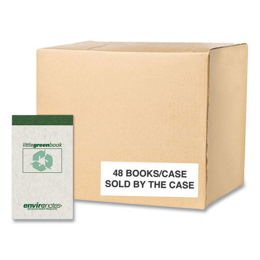 Little Green Memo Book, Narrow Rule, Gray Cover, (60) 5 x 3 Sheets, 48/Carton, Ships in 4-6 Business Days Little Green Memo Book, Narrow Rule, Gray Cover, (60) 5 x 3 Sheets, 48/Carton, Ships in 4-6 Business Days