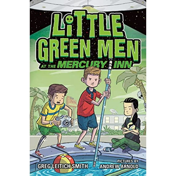 Pre-Owned Little Green Men at the Mercury Inn Hardcover Greg Leitich Smith