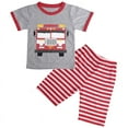 thumbnail image 1 of FEDPOP Boys Pajamas Summer Cotton Clothes Kids 2Pjs Toddler Sleepwear Short Sleeve Set Size 7T, 1 of 6