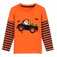 thumbnail image 1 of Little Hand Boys Toddler Halloween Skeleton Shirt Truck Long Sleeve T-Shirt Boo Pumpkin Tee Top Children Grils Clothes Size 2-7T, 1 of 4