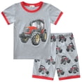 thumbnail image 1 of FEDPOP Boy Pajama 2 Pieces Sets 100% Cotton Summer Sleepwear Pjs 7T, 1 of 7