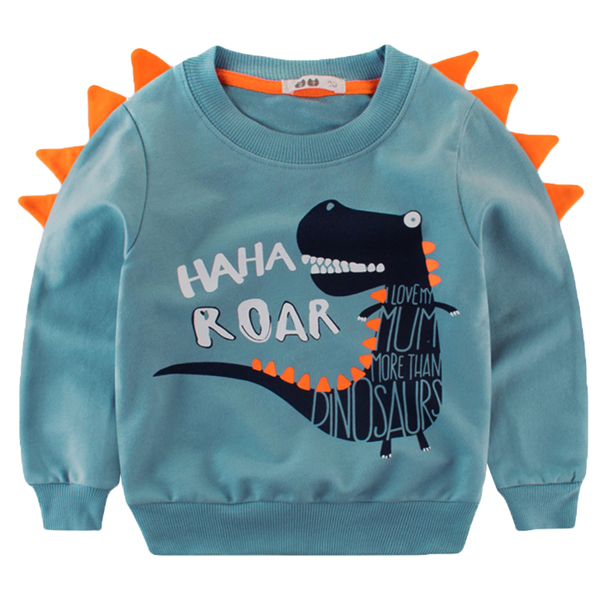 Little Hand Toddler Boy 100% Cotton Dinosaur Sweatshirt Pullover 5t ...