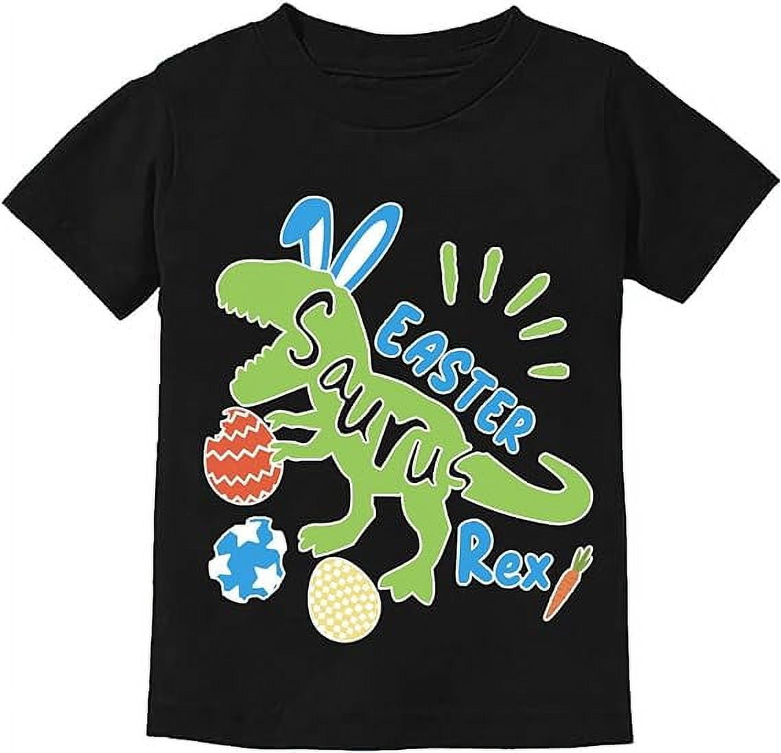 Little Hand Toddler Boys Easter Shirt Tractor Bunny Clothes for Kids