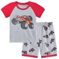 thumbnail image 1 of Little Hand Toddler Boys Pajamas Car Short Set Summer Sleepwear Cotton Pjs Size 3T, 1 of 7