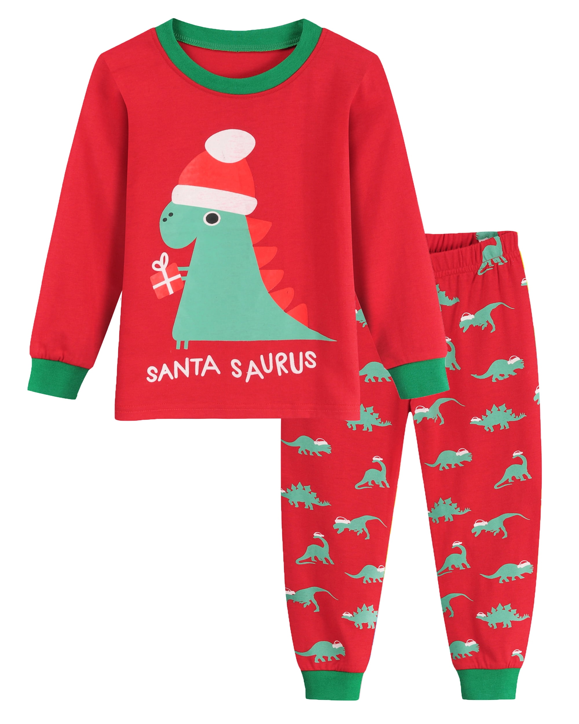 Toddler Boys Christmas Print PJ Set