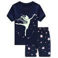 thumbnail image 1 of Little Hand Toddler Girl 2pcs Pajamas Set Magic girl Summer Kids Pjs Cotton Sleepwear 4T, 1 of 6