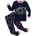 thumbnail image 1 of Little Hand Toddler Girls Pajamas Set Kids Pjs Long Sleeve Sleepwear Sets 2T, 1 of 7