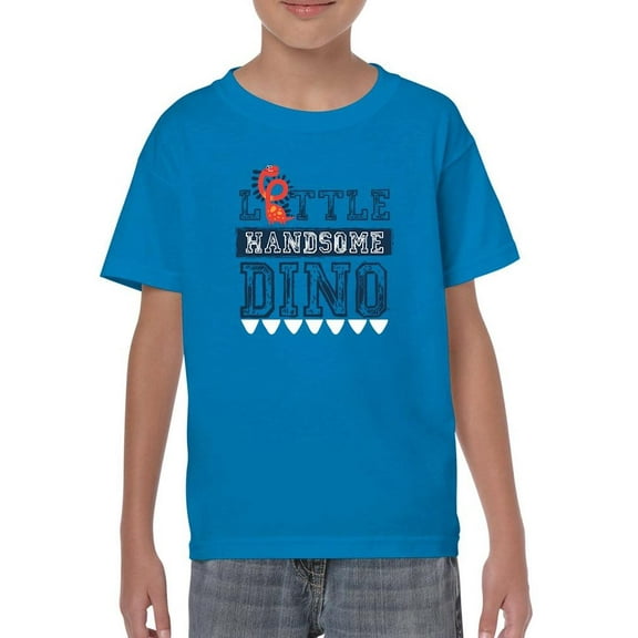 Little Handsome Dino Banner T-Shirt Juniors -Image by Shutterstock,  Small