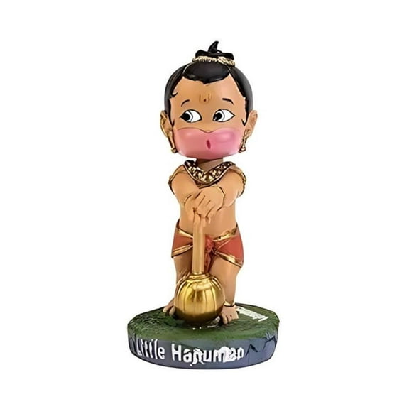 Little Hanuman Bobblehead | Lord Hanuman Miniature | Handmade