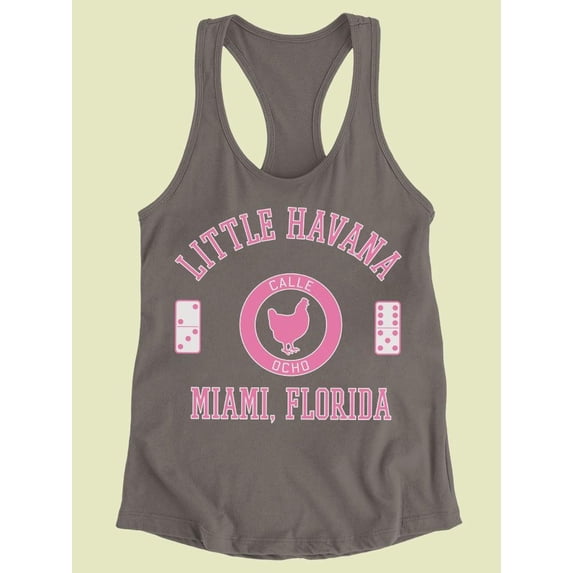 Little Havana Calle Ocho Racerback Tank Women's -SelectDesign
