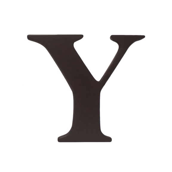 Little Haven 8" Wood Letter - Espresso Capital Letter Y